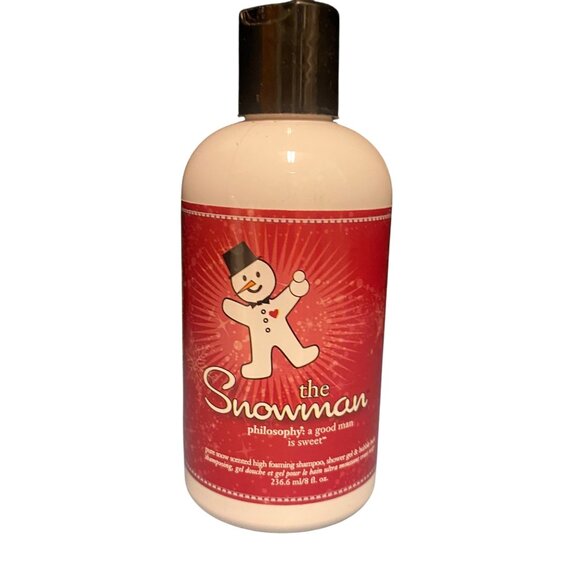 New Philosophy The Snowman Shower Gel 8 fl oz Holiday Edition - Picture 1 of 5